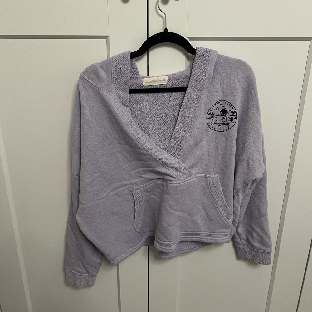 Daytona Beach Cropped Hoodie